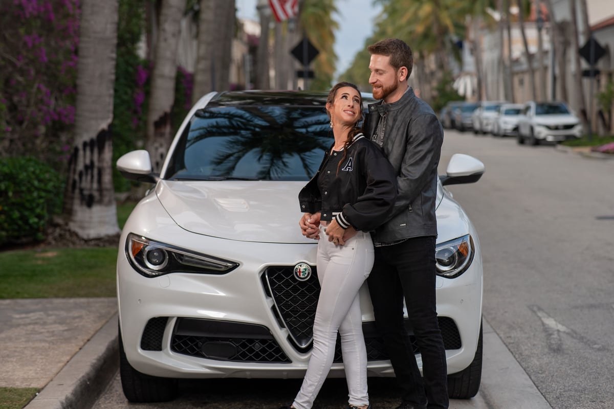 Alannah & Patrick engagement photo 10 at Palm Beach