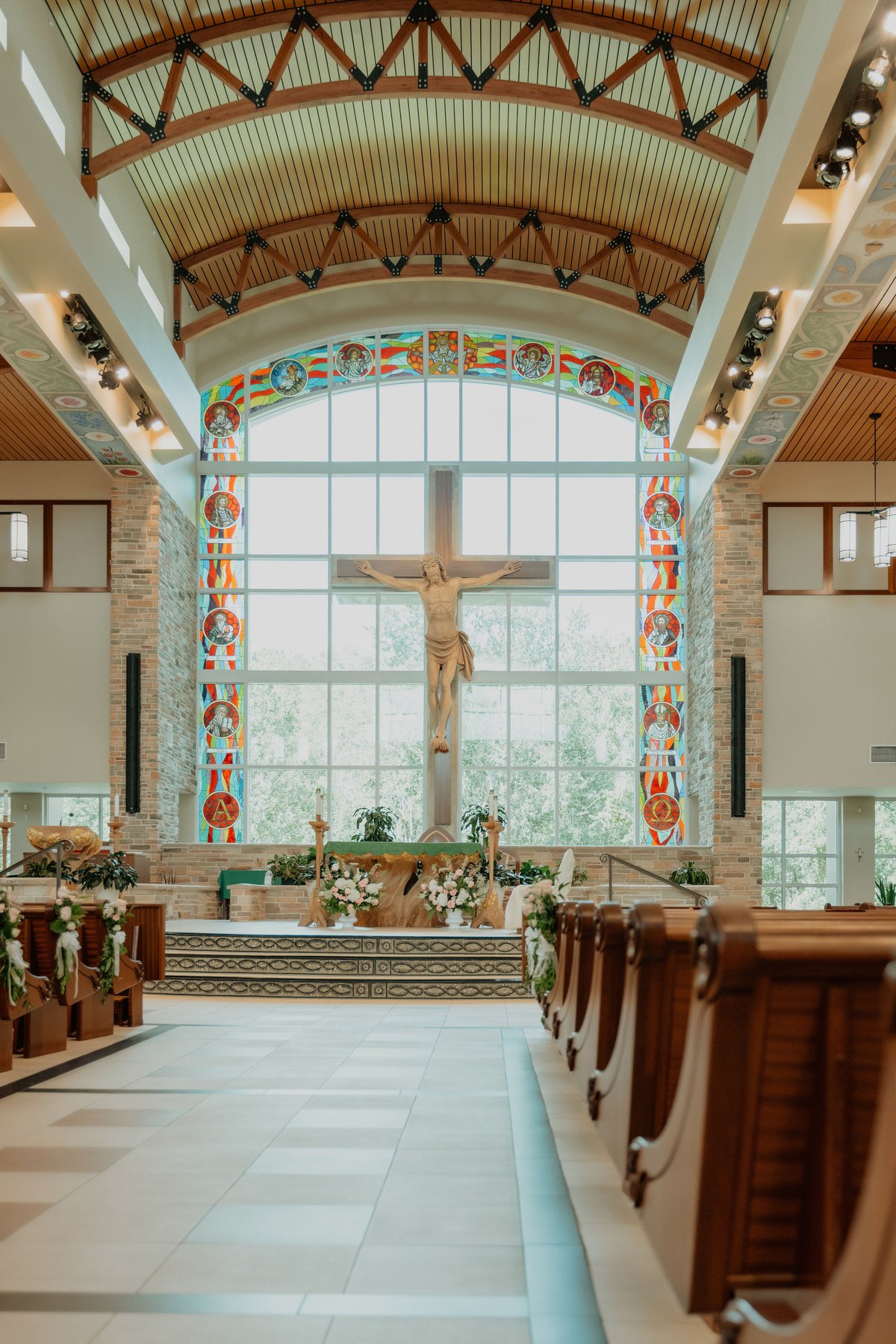 Grace & Kyree wedding photo 12 at St Mark the Evangelist Catholic Church, Cross Creek Boulevard, Tampa Florida 33647