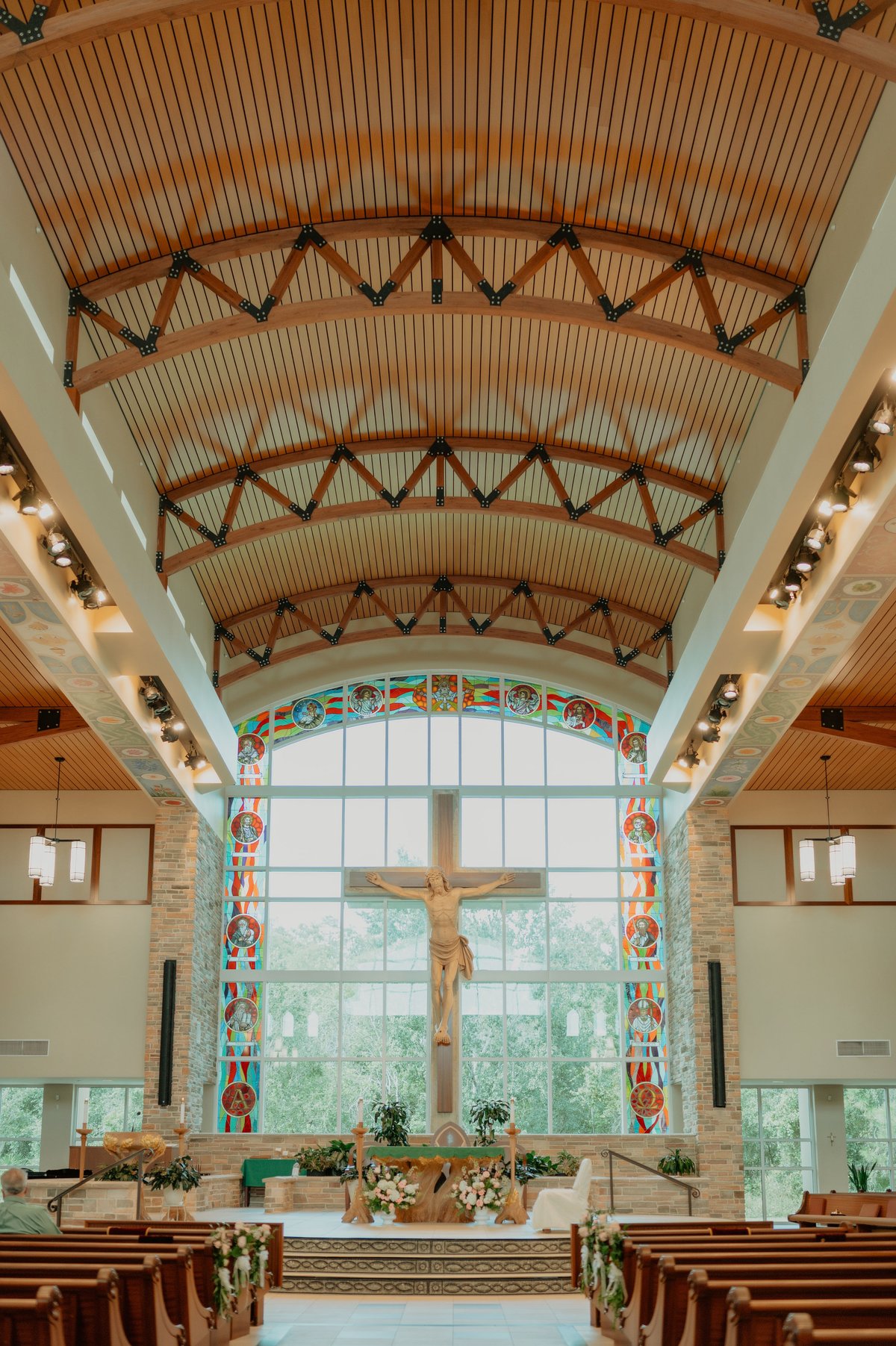 Grace & Kyree wedding photo 17 at St Mark the Evangelist Catholic Church, Cross Creek Boulevard, Tampa Florida 33647