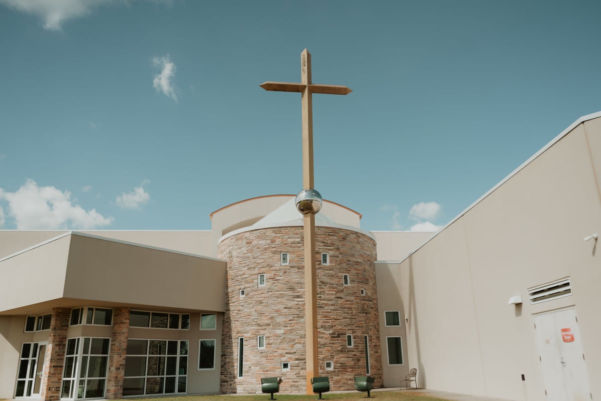 Grace & Kyree wedding photo 18 at St Mark the Evangelist Catholic Church, Cross Creek Boulevard, Tampa Florida 33647