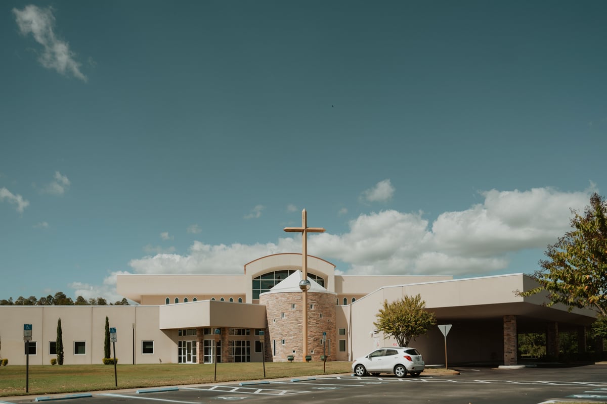 Grace & Kyree wedding photo 20 at St Mark the Evangelist Catholic Church, Cross Creek Boulevard, Tampa Florida 33647