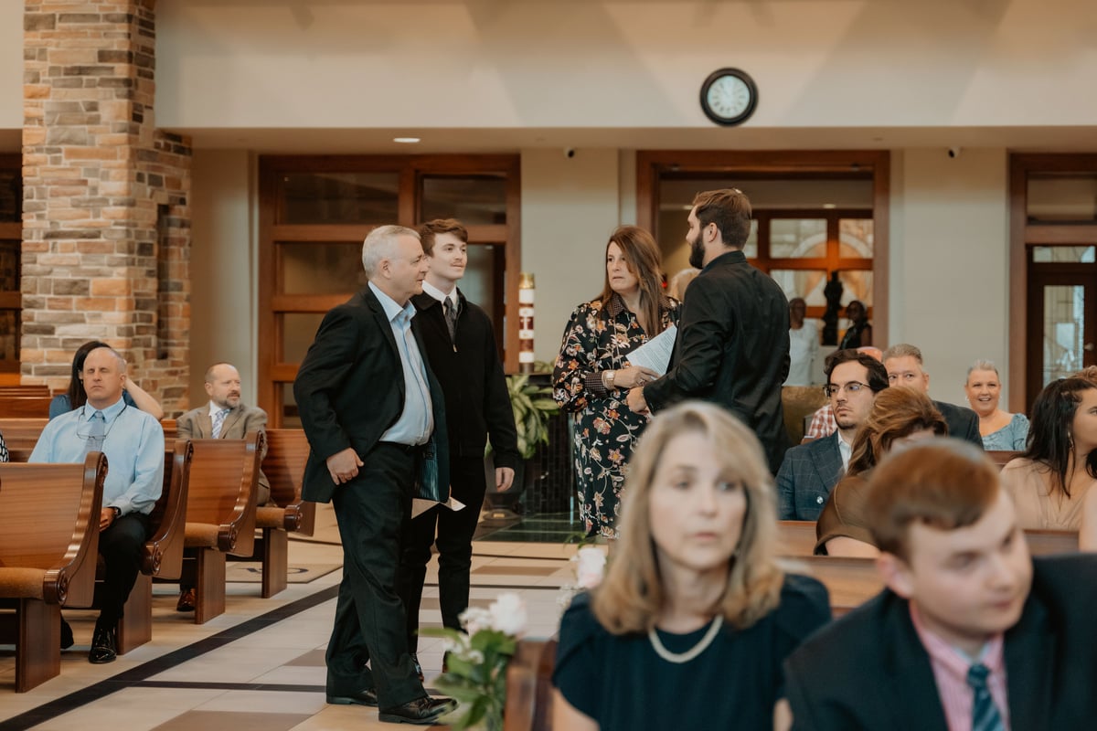Grace & Kyree wedding photo 27 at St Mark the Evangelist Catholic Church, Cross Creek Boulevard, Tampa Florida 33647