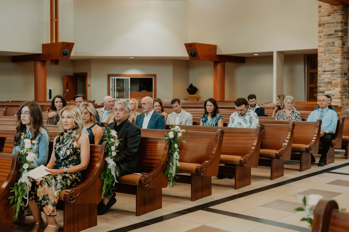 Grace & Kyree wedding photo 32 at St Mark the Evangelist Catholic Church, Cross Creek Boulevard, Tampa Florida 33647