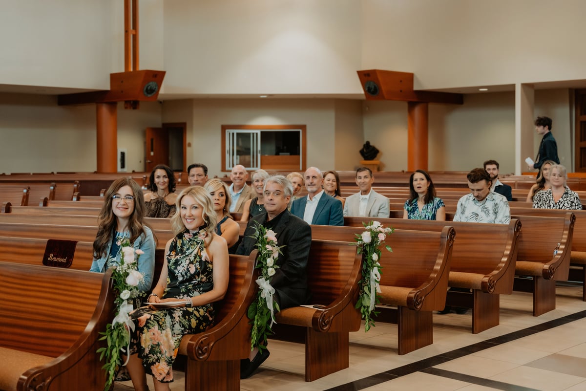 Grace & Kyree wedding photo 33 at St Mark the Evangelist Catholic Church, Cross Creek Boulevard, Tampa Florida 33647