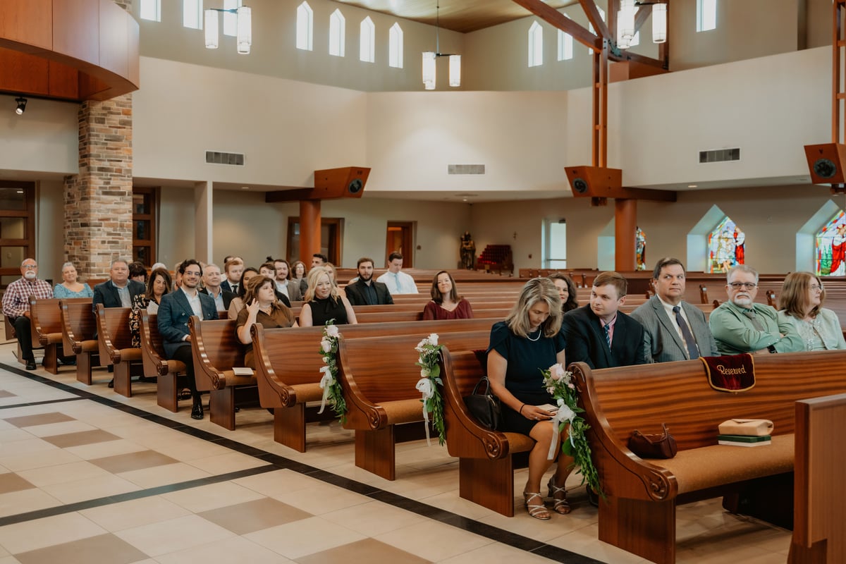 Grace & Kyree wedding photo 34 at St Mark the Evangelist Catholic Church, Cross Creek Boulevard, Tampa Florida 33647