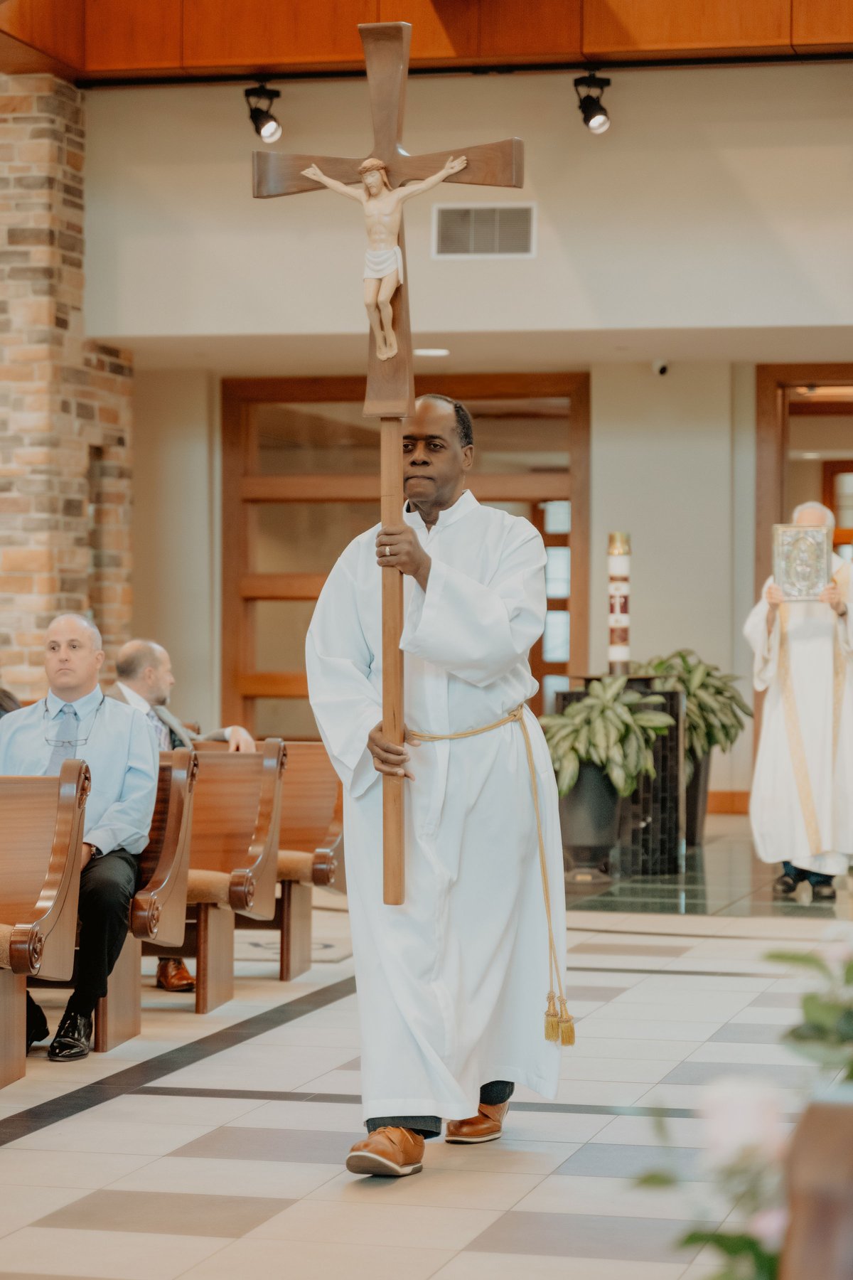 Grace & Kyree wedding photo 37 at St Mark the Evangelist Catholic Church, Cross Creek Boulevard, Tampa Florida 33647
