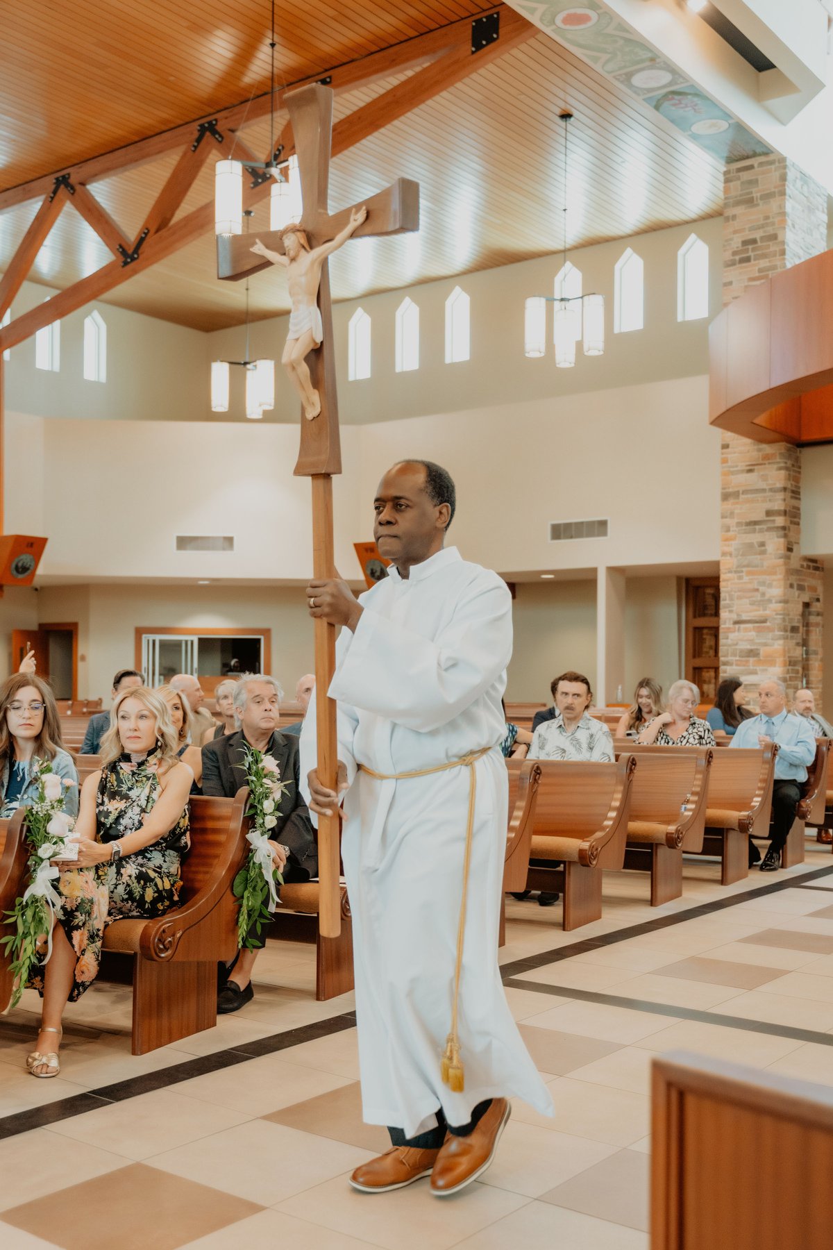 Grace & Kyree wedding photo 38 at St Mark the Evangelist Catholic Church, Cross Creek Boulevard, Tampa Florida 33647