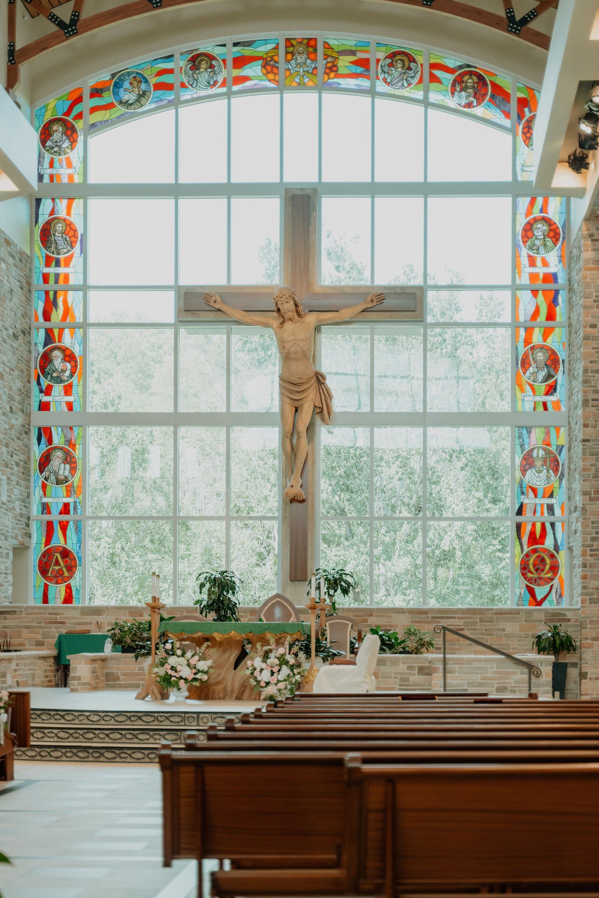 Grace & Kyree wedding photo 9 at St Mark the Evangelist Catholic Church, Cross Creek Boulevard, Tampa Florida 33647