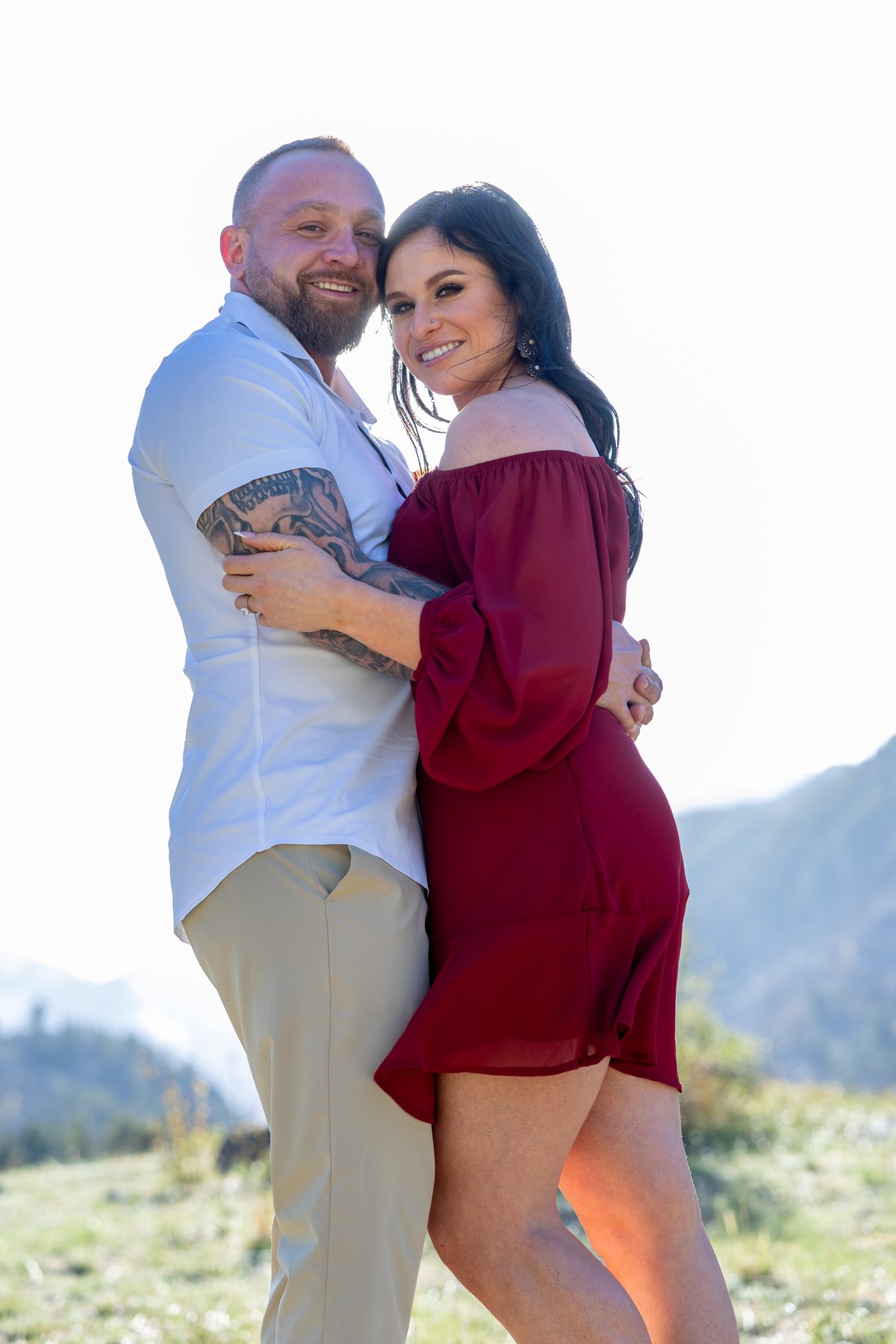 Jessica & Mark engagement photo 30 at Cub Lake, Rocky Mountain National Park