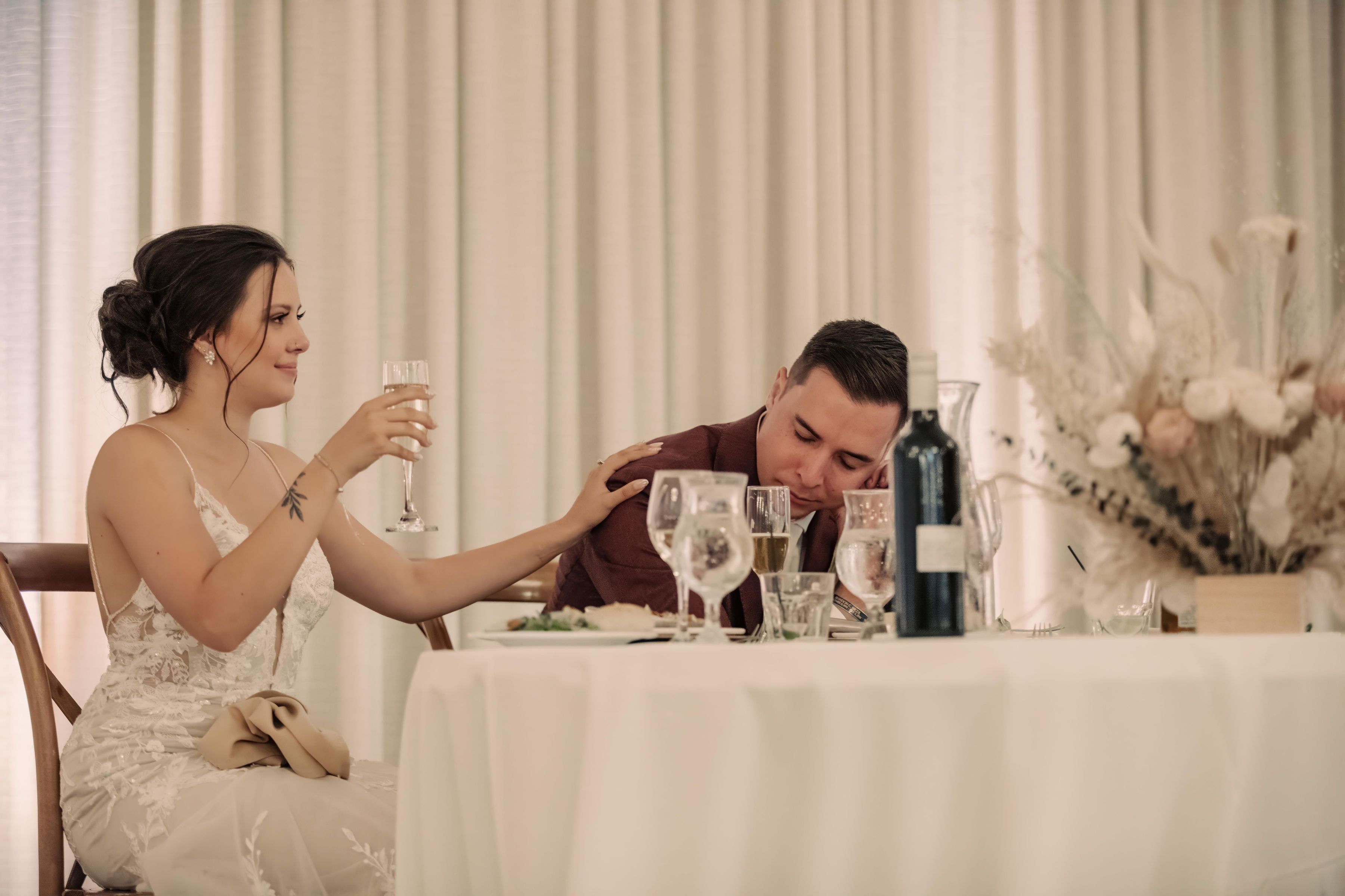 Maja & Zachary real wedding photo