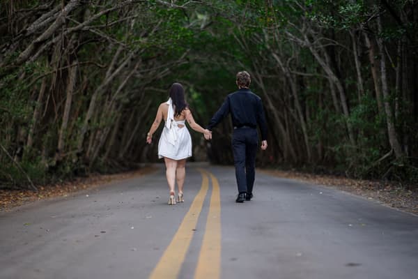 Ross & Emily's Engagement real wedding at Miami